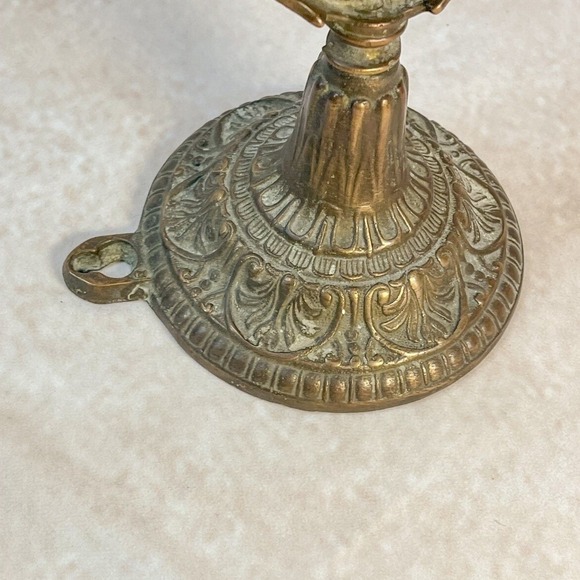 Antique Brass Ship Sconce - Picture 3 of 8